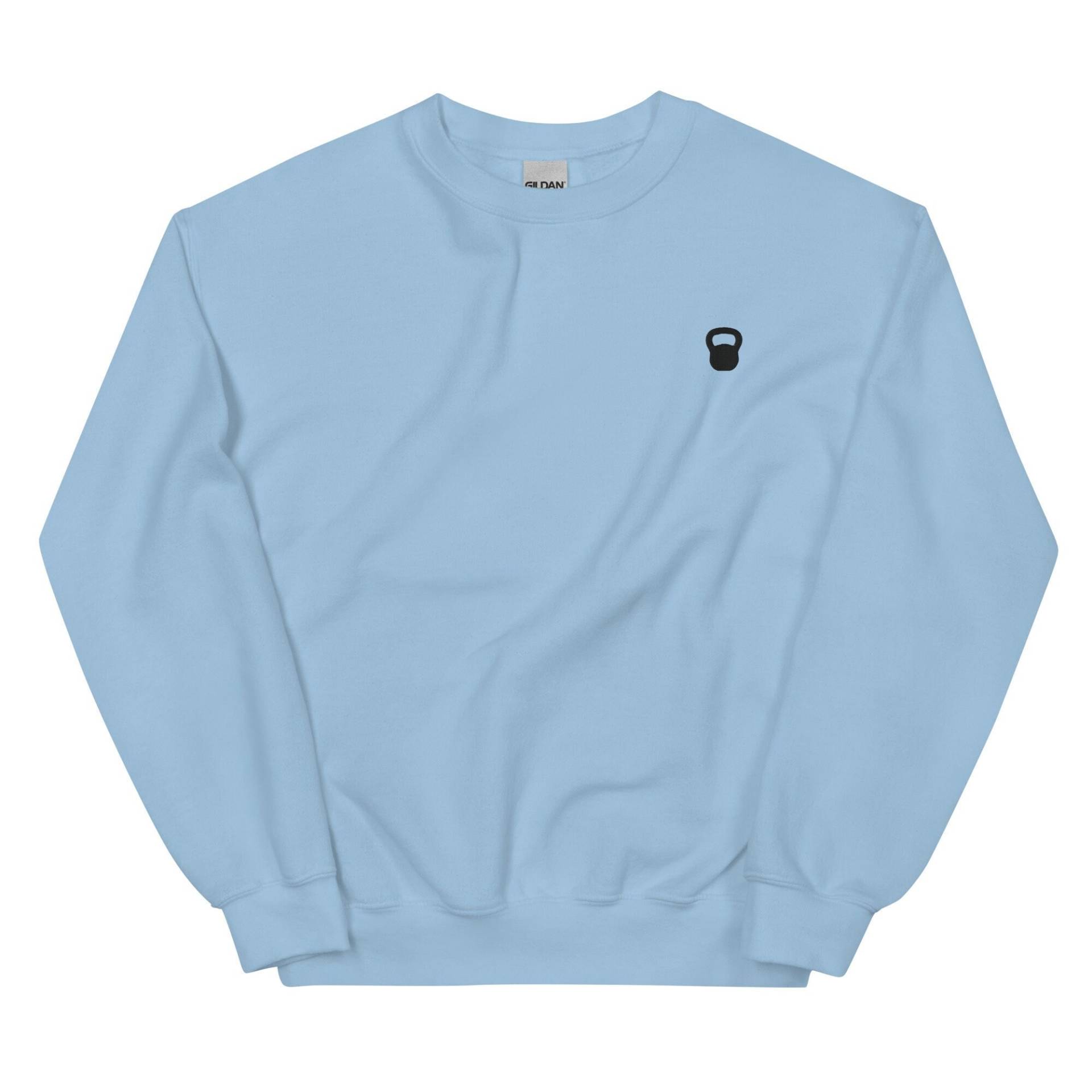 Kettlebell Besticktes Sweatshirt Geschenk, Niedlicher Unisex Rundhalspullover, Langarmpullover - Mehrere Farben von GetStitch