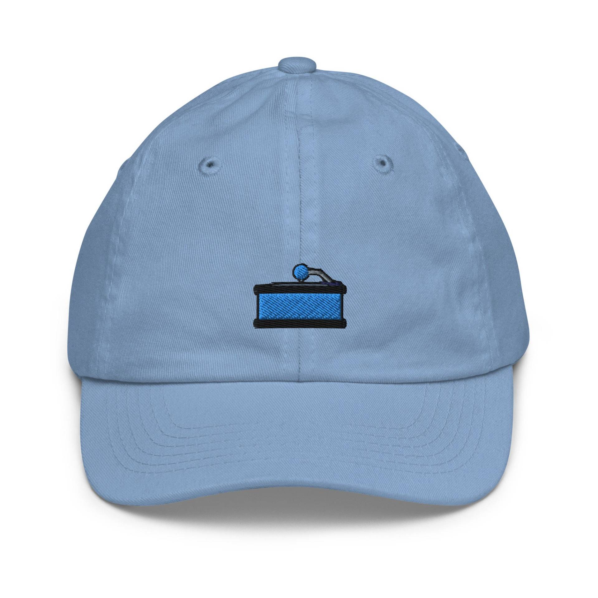 Kinder Schallplattenspieler Jugend Baseball Cap, Bestickter Kinderhut, Kindermütze Geschenk - Mehrere Farben von GetStitch