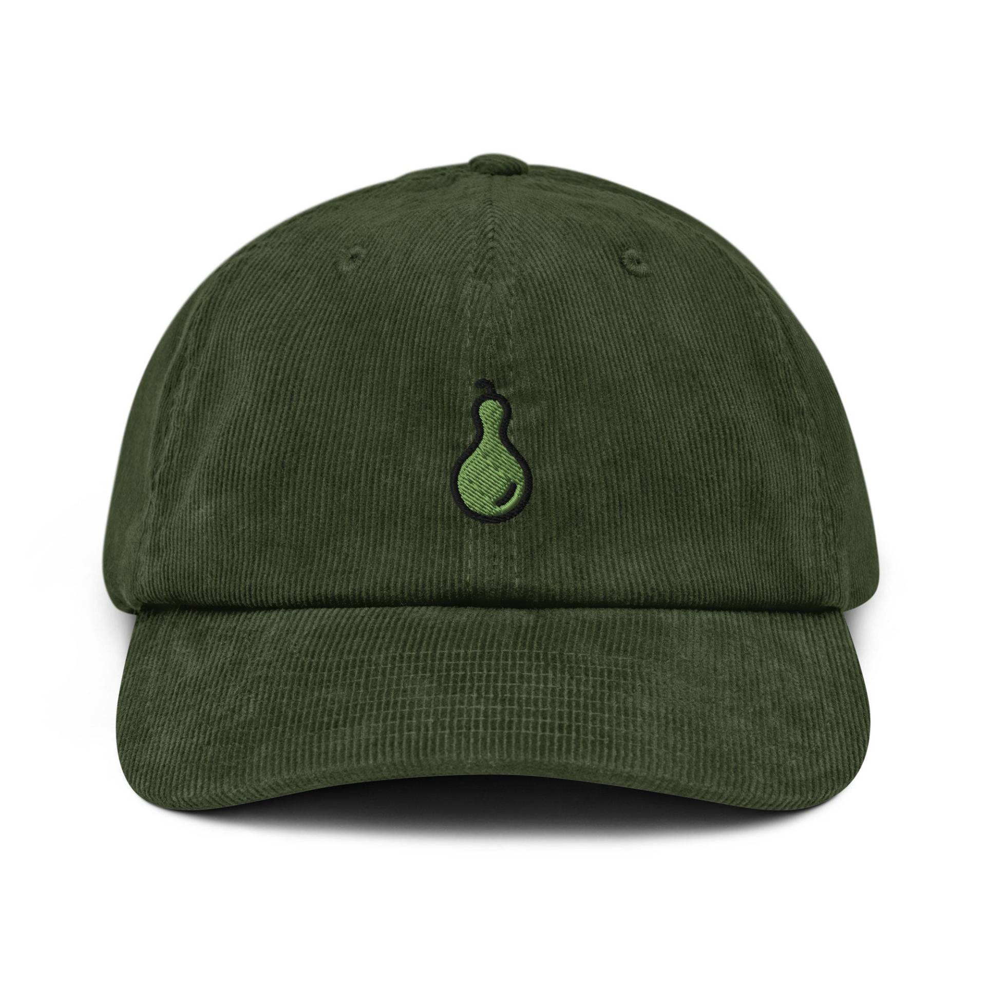 Kürbis Cord Hut, Handgemachte Bestickte Dad Cap - Mehrere Farben von GetStitch