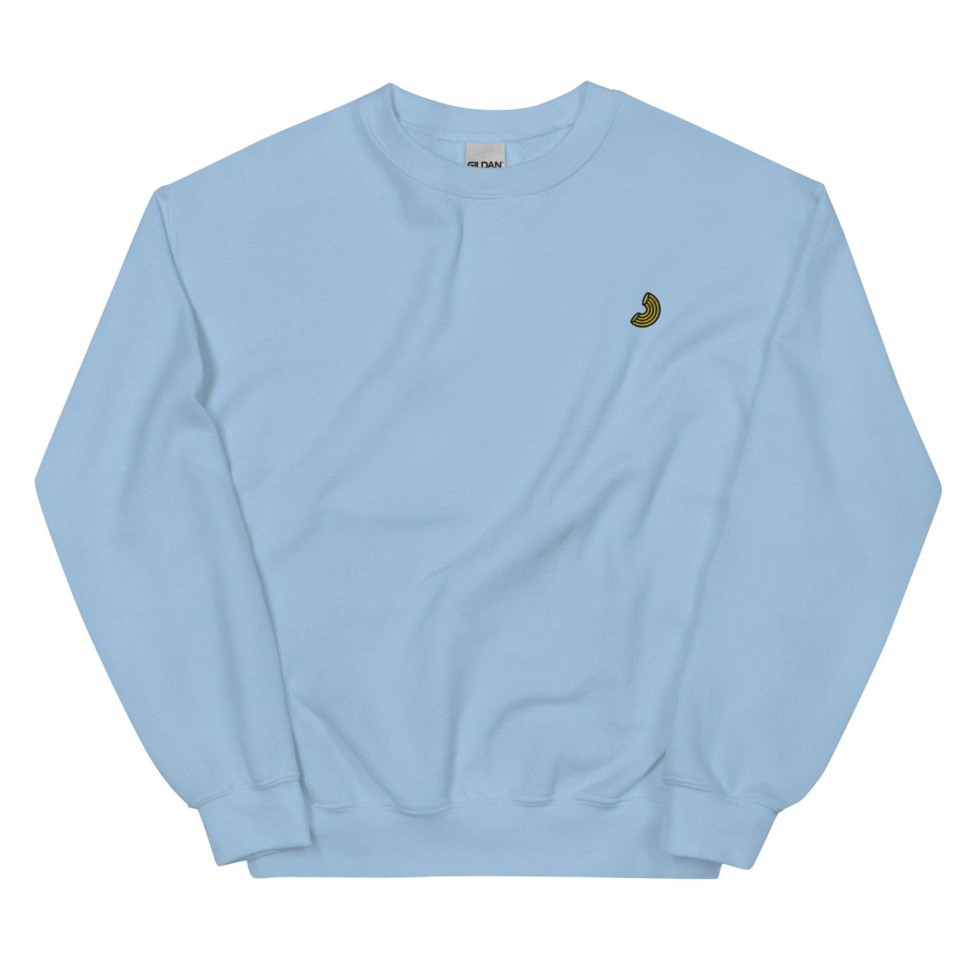 Maceroni Besticktes Sweatshirt Geschenk, Niedlicher Unisex Rundhalspullover, Langarmpullover - Mehrere Farben von GetStitch
