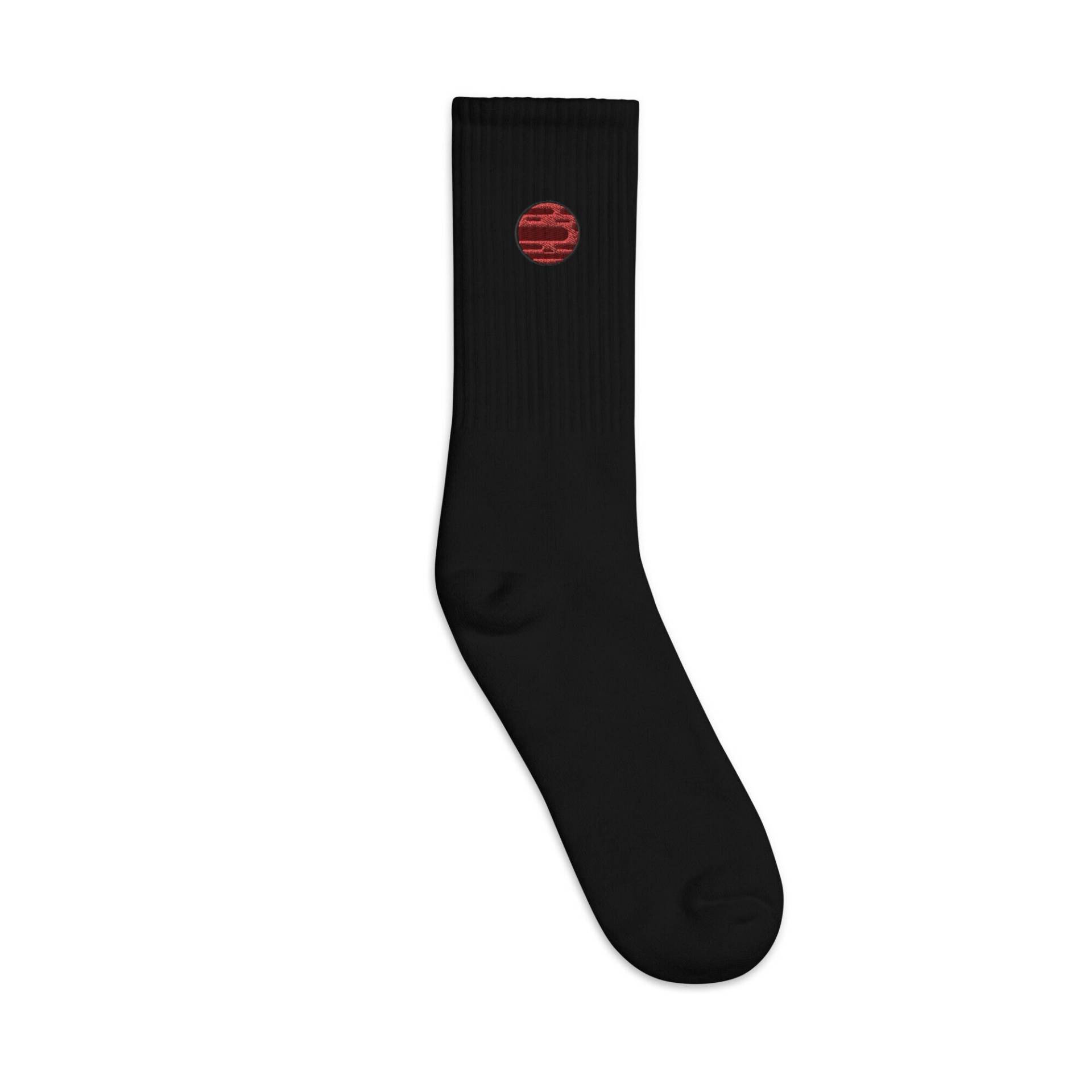 Mars Bestickte Socken, Premium Lange Socken Geschenk - Mehrere Farben von GetStitch