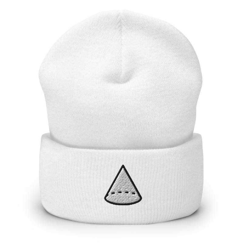 Mathematik Geometrie Kegel Gestickte Mütze, Handgemachte Manschette Stricken Unisex Slouchy Erwachsene Winter Mütze Geschenk von GetStitch