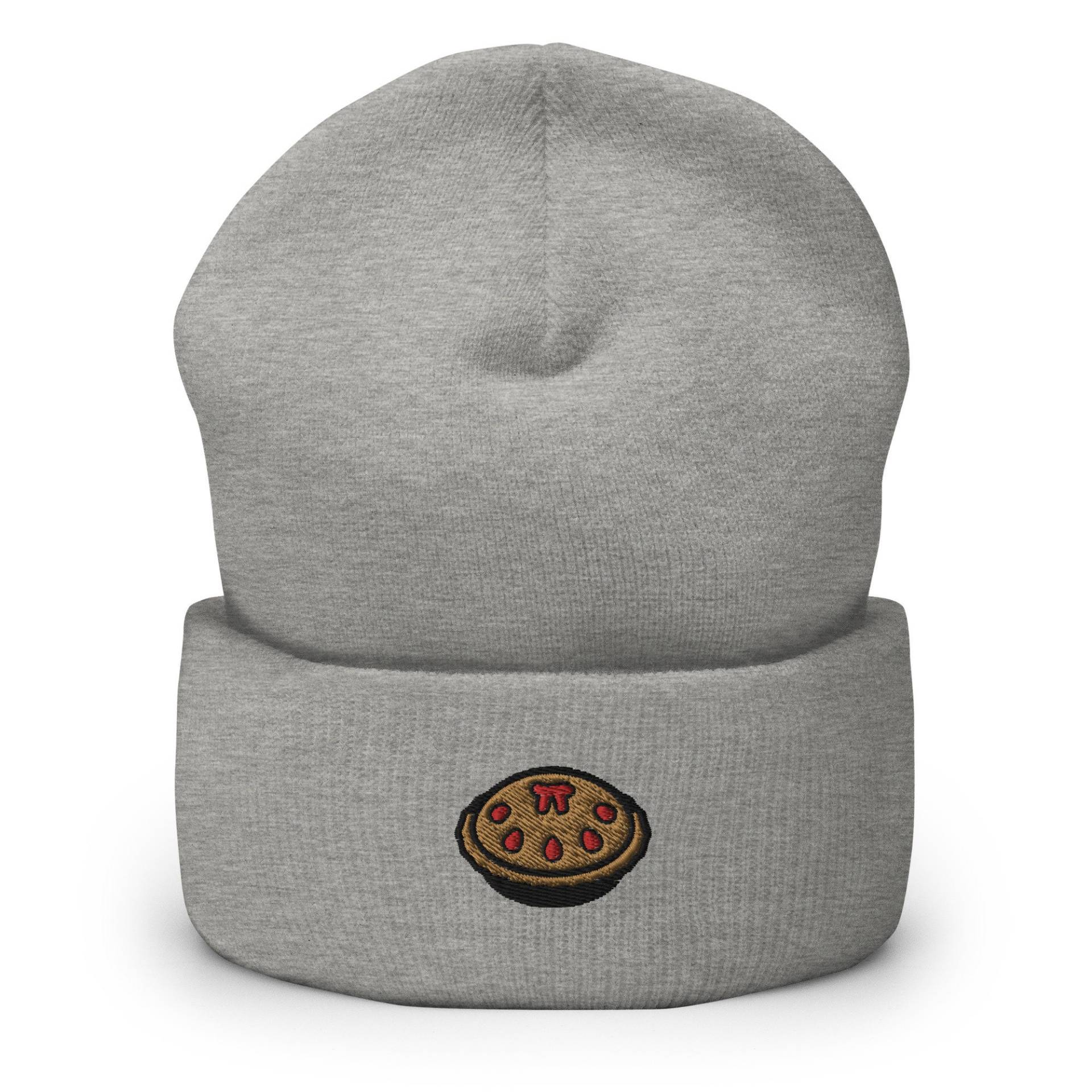 Pi Pie Bestickte Mütze, Handgefertigte Manschette Stricken Unisex Slouchy Erwachsene Winter Mütze Geschenk Pi Pie Bestickte Mütze, Handgefertigte Manschette Stricken Unisex Slouchy Erwachsene Winter Mütze Geschenk von GetStitch