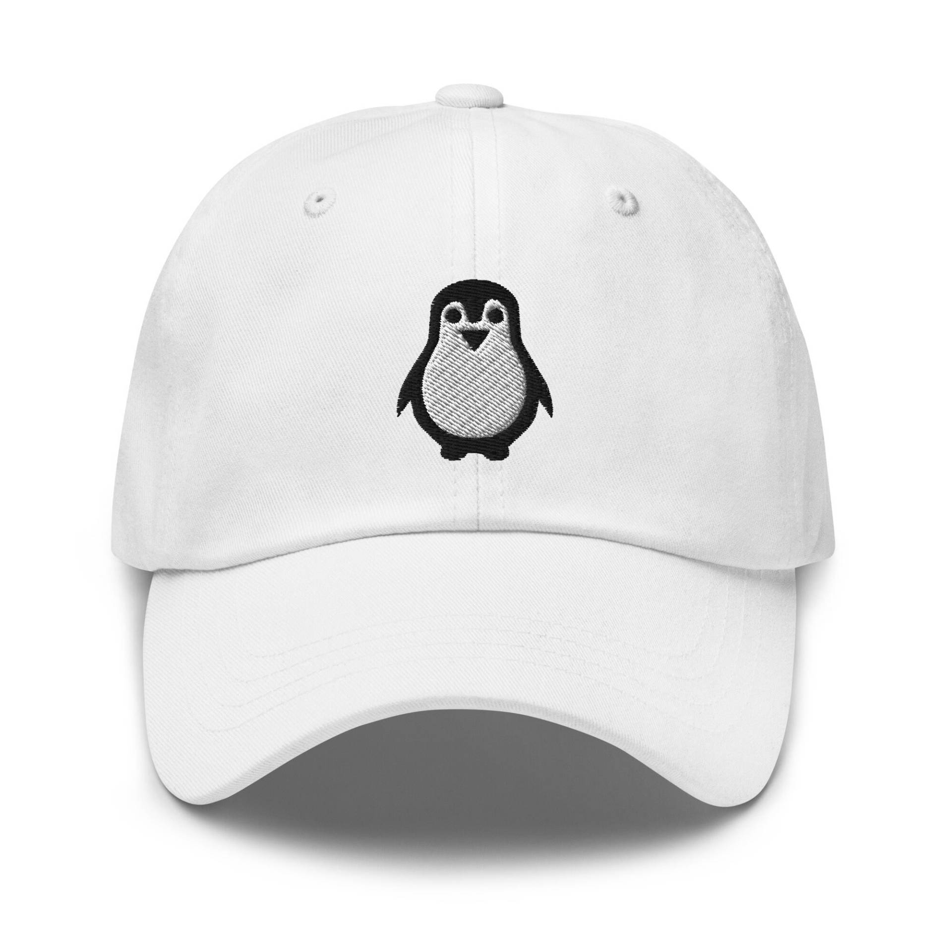 Pinguin Bestickter Dad Hut, Unisex Cap, Verstellbare Baseballmütze Geschenk Für Ihn von GetStitch