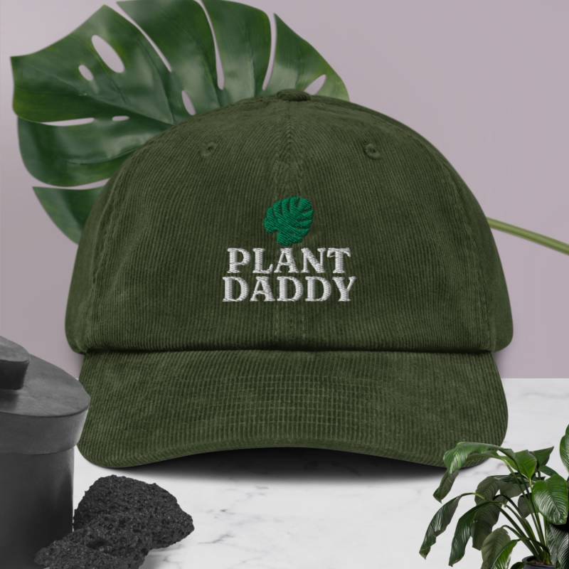 Plant Daddy Cord Dad Hat Bestickte Monstera, Geschenk Für Pflanzenliebhaber Plant Daddy Cord Dad Hat Bestickte Monstera, Geschenk Für Pflanzenliebhaber von GetStitch
