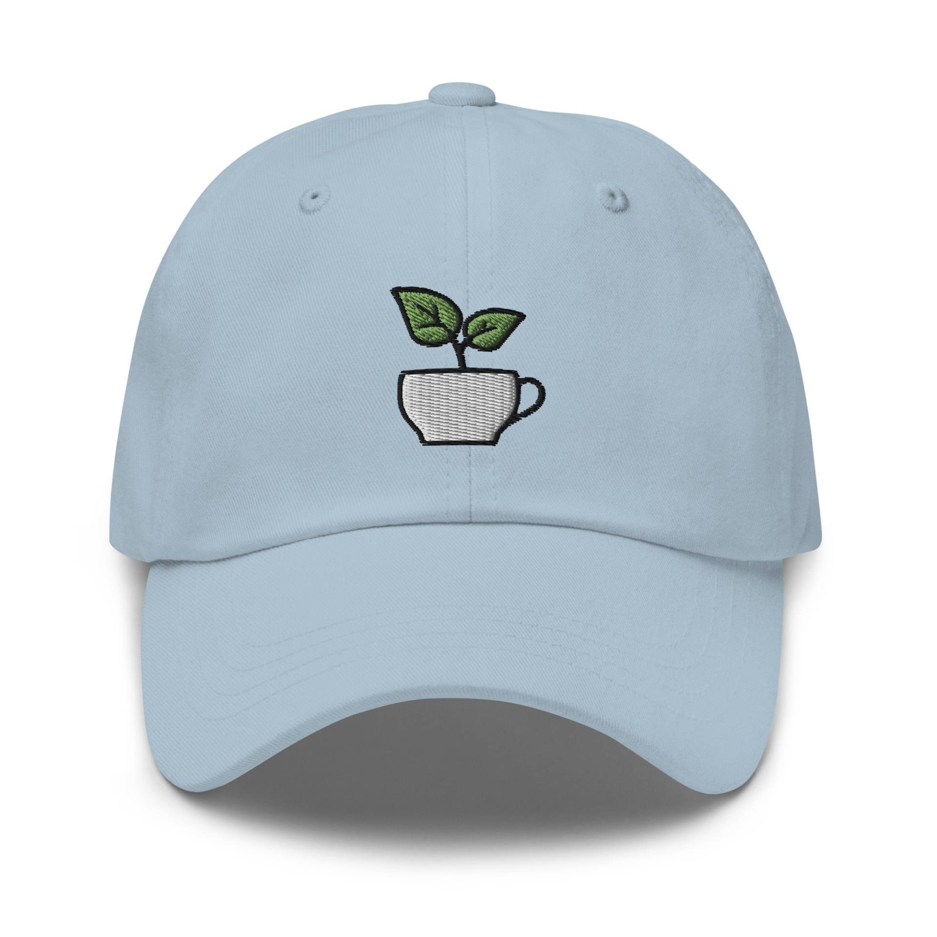 Plant in Cup Bestickter Dad Hut, Unisex Cap, Verstellbare Baseballmütze Geschenk Für Ihn von GetStitch