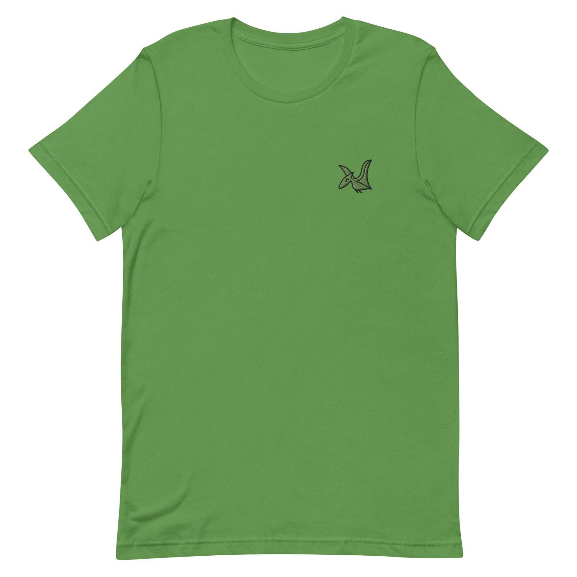 Pterodactyl Unisex T-Shirt, Gesticktes T-Shirt Geschenk Für Freund, Freundin, Kurzarm-Shirt - Mehrere Farben von GetStitch