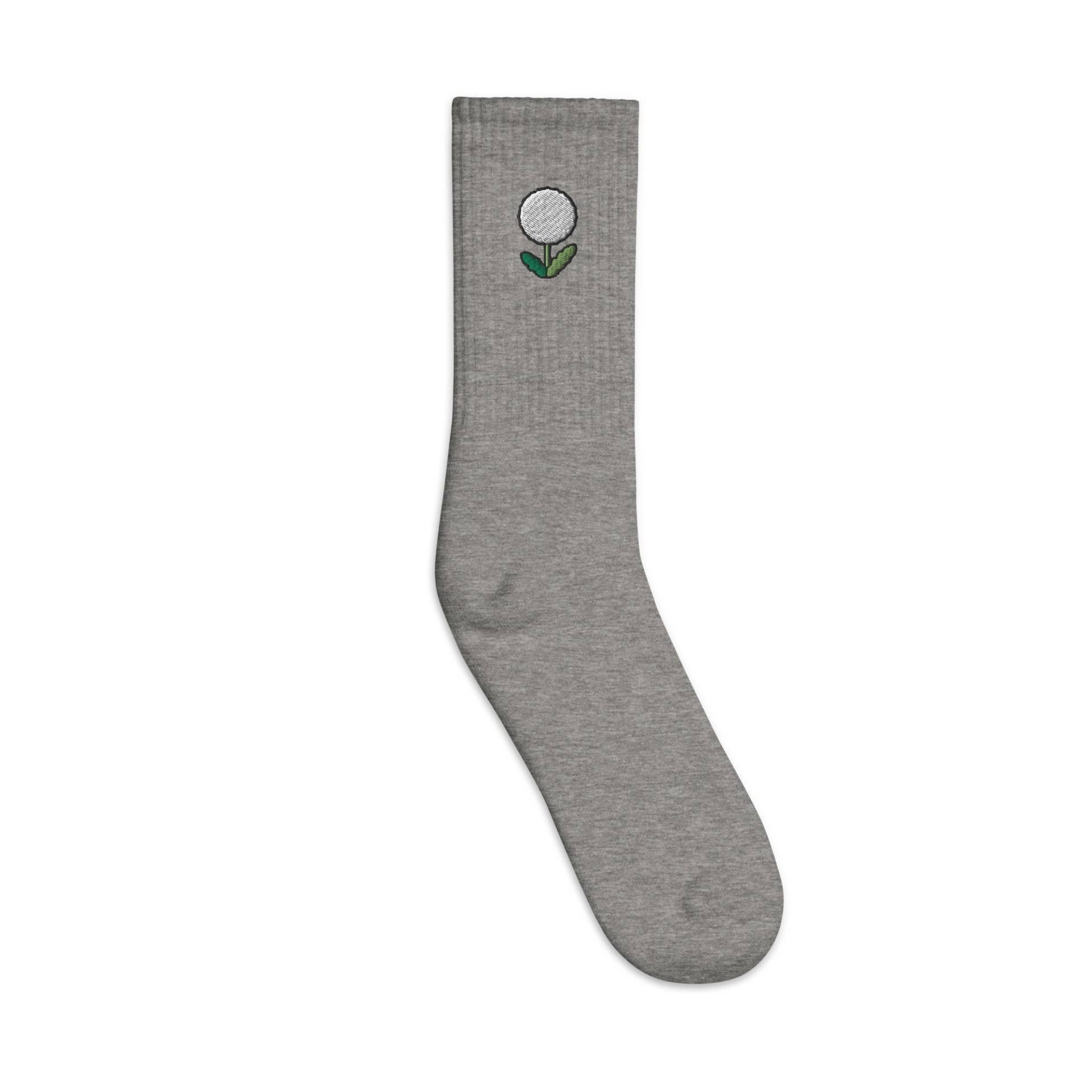 Pusteblume Bestickte Socken, Premium Lange Socken Geschenk - Mehrere Farben von GetStitch