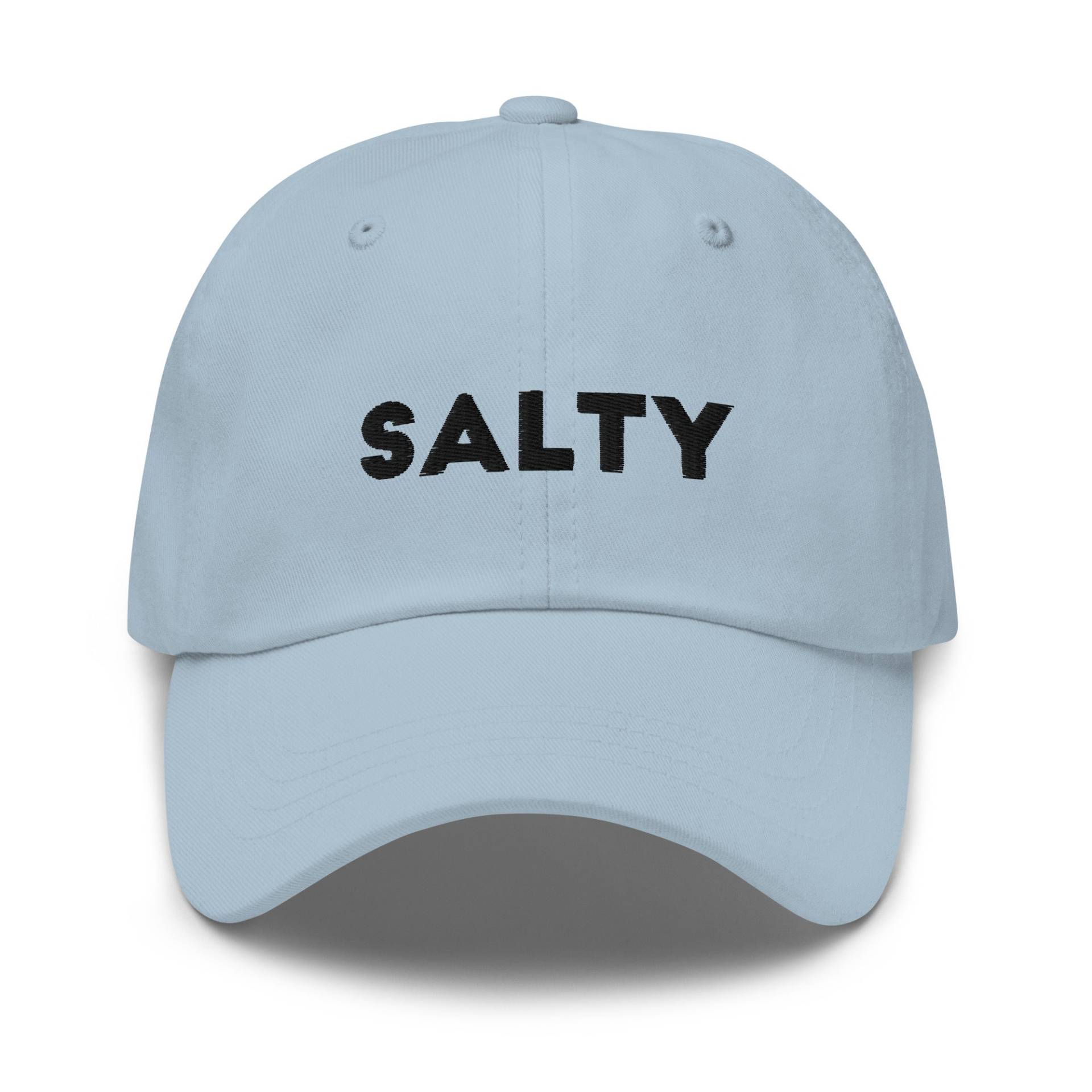 Salty Dad Hat, Bestickter Unisex Hut, Handgemachte Cap, Verstellbare Baseballmütze Geschenk - Mehrere Farben von GetStitch