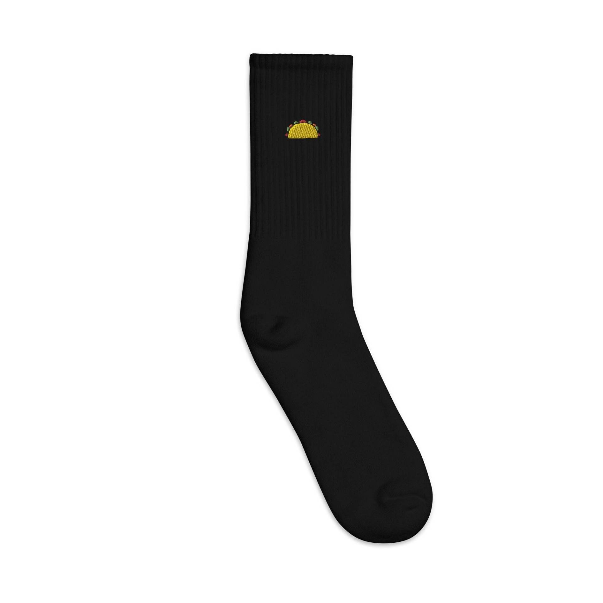 Taco Bestickte Socken, Premium Lange Socken Geschenk - Mehrere Farben von GetStitch