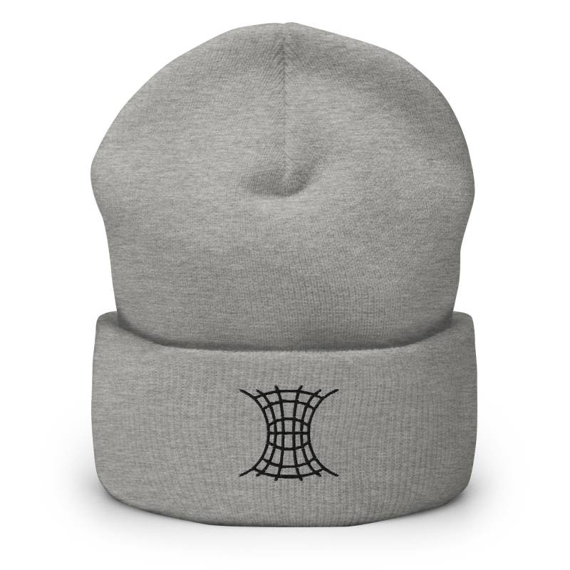 Torodial Flow Energie Raum Zeit Bestickte Mütze, Handgefertigte Cuffed Knit Unisex Slouchy Erwachsene Winter Mütze Geschenk von GetStitch