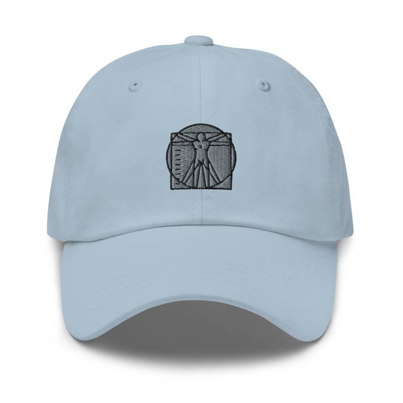 Vitruvian Man Gestickter Dad-Hut, Unisex-Hut, Verstellbares Baseballkappe-Geschenk Für Ihn von GetStitch