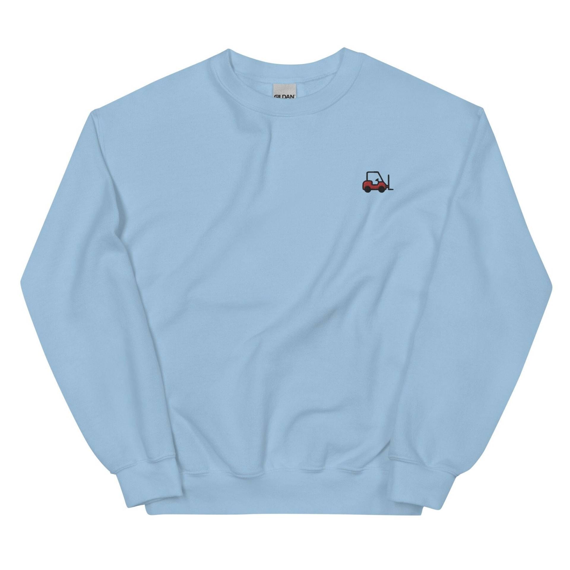 Gabelheben Besticktes Sweatshirt Geschenk, Süßer Unisex Rundhalspullover, Langarmpullover - Mehrere Farben von GetStitch