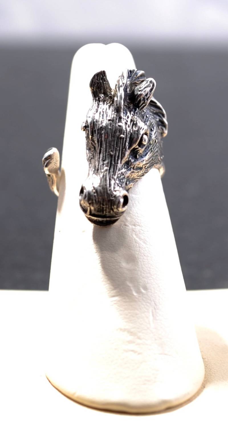 sterling Silber Pferd Wrap-Around-Ring-Größe von GetStones