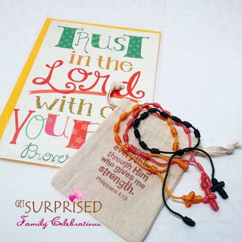 Vertrau Auf Den Herrn. Fühlen Sie Sich Besseres Geschenk Set, Gut Erhalten. Inspirierende Karte + Hand Gestempelt Linien Tasche. Verlust Der von GetSurprised