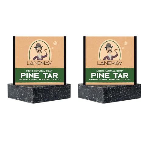 All-Natural Soap Men - Natural Bar Soap For Men | 1/2/3 Pack Natural Soap Bar For Men 100 G - Remove Dirt And Oil On The Surface Of The Skin Tiefreinigende Badeseife Kolophonium-Haferflocken-Seife von Geteawily