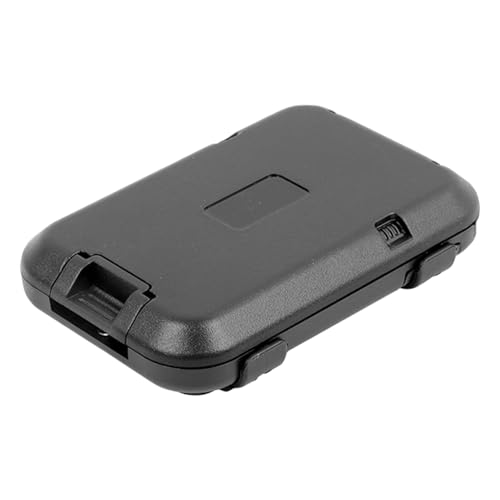 Geteawily RFID-Kartenetui – wasserdichter RFID-blockierender Kartenhalter, sicheres tragbares Sicherheitszubehör gegen Datendiebstahl, Kartenschutz im Taschenformat für Prepaid-Karten, dunkelgrau, von Geteawily