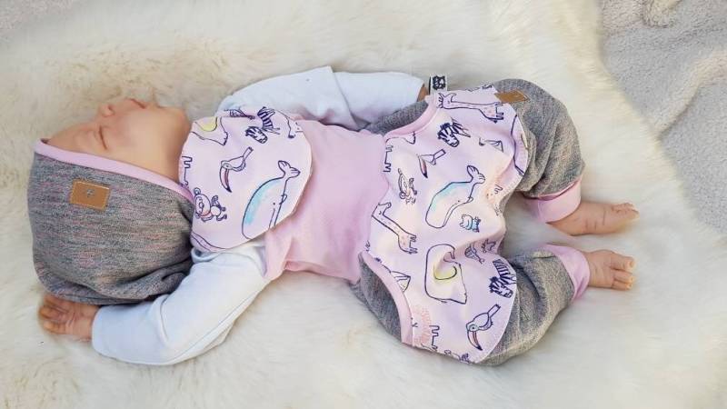 Babyset Pumphose Halstuch Und Beaniemütze Mit Tiere Elefant Rosa Grau Erstlingsset Babygeschenk Mädchenset Babyset Pumphose Halstuch Und Beaniemütze Mit Tiere Elefant Rosa Grau Erstlingsset Babygeschenk Mädchenset von GetigerterLoewe