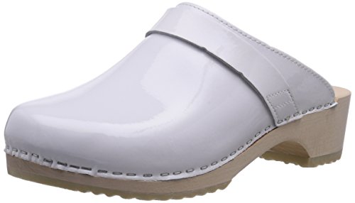 Gevavi Damen 6006 Bighorn Lack /ZOOL41 Clogs, Weiß (Weiss(wit Lak) 61) von Gevavi