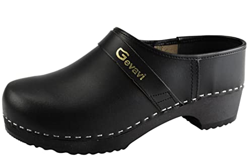 Gevavi Unisex 900 Schoenklomp Zwart 44 Clogs, Schwarz Schwarz Zwart 00, EU von Gevavi