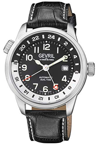 Gevril Damen analog Automatik Uhr mit Leder Armband 46009 von Gevril