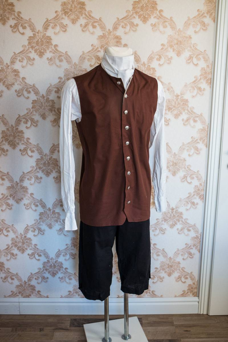 Rokoko Weste Ab 1750, Spätes Rokoko, Jamie Fraser Cosplay Outlander, Reenactment Kleidung Für Adlige Und Bürgerliche, Nach Maß von Gewandfantasien