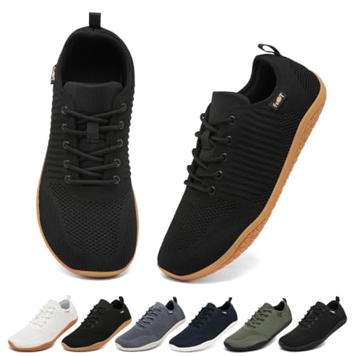 Geweo Barfuss Schuhe Damen Barfuß Sneaker Barfußschuhe Frauen Barfussschuhe Sommer Barefoot Shoes Laufschuhe Turnschuhe Schwarz Gummi 37 Geweo Barfuss Schuhe Damen Barfuß Sneaker Barfußschuhe Frauen Barfussschuhe Sommer Barefoot Shoes Laufschuhe Turnschuhe Schwarz Gummi 37 von Geweo