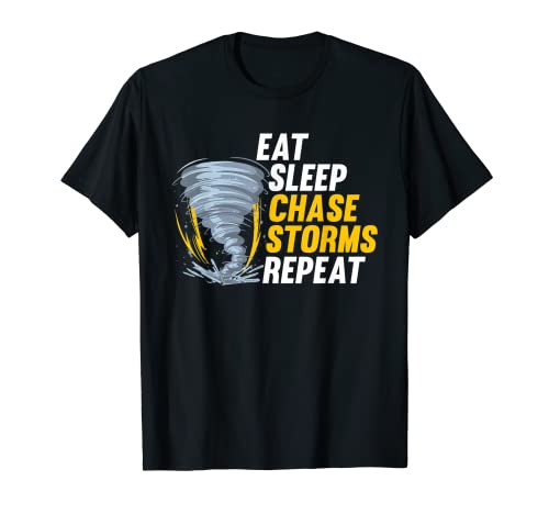 Herren Wetter Sturmwolke Hurricane Sturm T-Shirt Herren Wetter Sturmwolke Hurricane Sturm T-Shirt von Gewitterjäger Geschenk