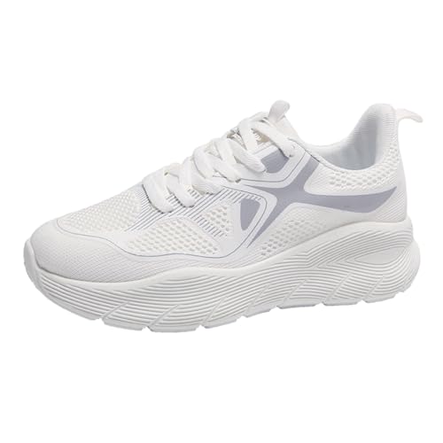 Damen Laufschuhe Turnschuhe Sportschuhe Sneaker Running Tennis Schuhe Freizeit Straßenlaufschuhe Fashion Leichtgewichts Atmungsaktiv Walkingschuhe Outdoor Fitness Jogging Sportsschuhe, 39EU von Geymxzik