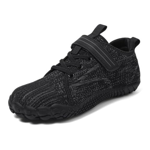 Geymxzik Badeschuhe Junge Barfußschuhe Kinder Strandschuhe Mädchen Atmungsaktiv Wanderschuhe Traillaufschuhe, 31EU von Geymxzik