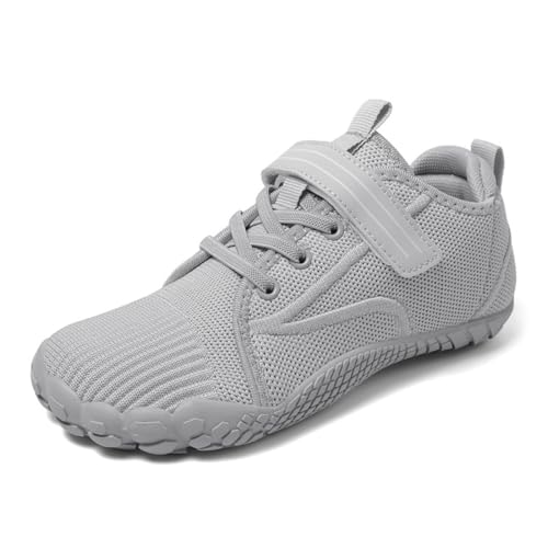 Geymxzik Barfuß Sneaker Jungen Mädchen Berite Schuhe Kinder Barfußschuhe Minimalistische Hausschuhe, 34EU von Geymxzik