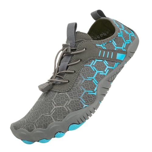 Geymxzik Barfußschuhe Damen Herren Barfussschuhe Outdoor Traillaufschuhe Atmungsaktiv Wasserschuhe Schnell Trocknend Badeschuhe rutschfest Fitnessschuhe Strandschuhe, 35 EU von Geymxzik