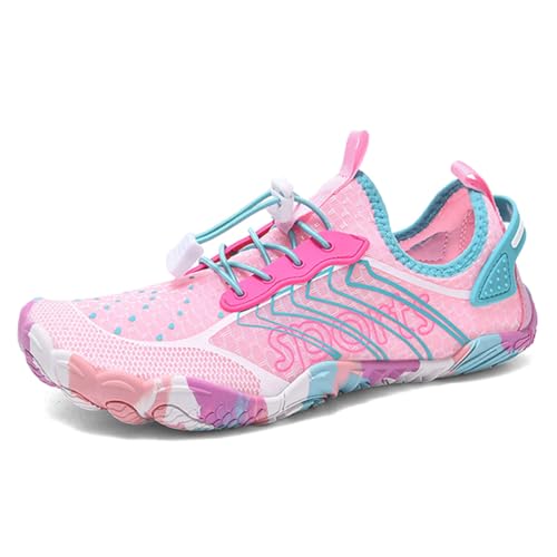 Geymxzik Barfußschuhe Damen Herren Barfussschuhe Outdoor Traillaufschuhe Atmungsaktiv Wasserschuhe Schnell Trocknend Badeschuhe rutschfest Fitnessschuhe Strandschuhe, 38 EU von Geymxzik