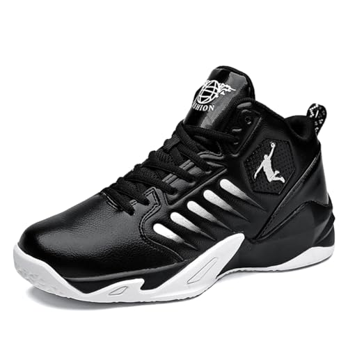 Geymxzik Basketballschuhe Herren Damen Mode Sportschuhe Walkingschuhe Leicht Sneaker rutschfest Verschleißfest, 35EU von Geymxzik