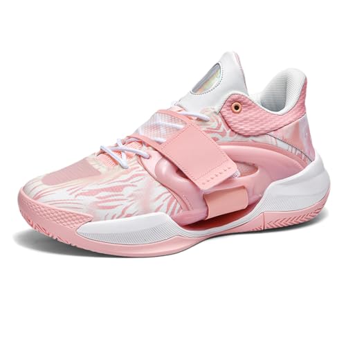 Geymxzik Basketballschuhe Herren Damen Mode Sportschuhe Walkingschuhe Leicht Sneaker rutschfest Verschleißfest,43EU von Geymxzik