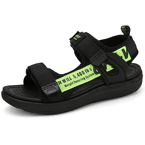 Geymxzik Jungen Sandalen Kinder Sommer Sandalen Mädchen Wasser Sommerschuhe Sandals für Boys Sport Outdoor Trekking, 34 EU von Geymxzik