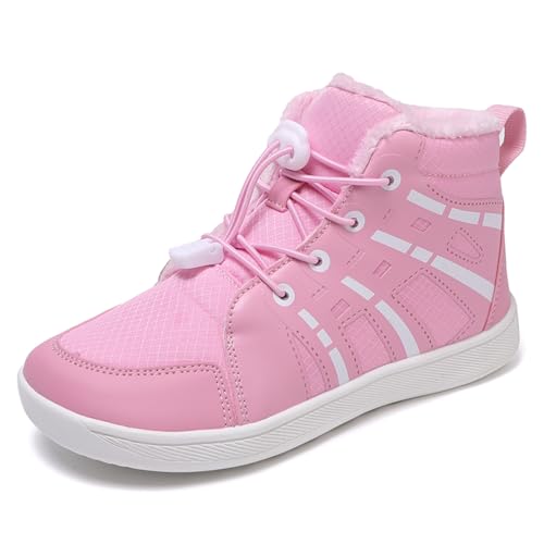 Geymxzik Kinder Junge Mädchen Winter Barfußschuhe Wanderschuhe Barefoot Shoes Winterstiefel, 37EU von Geymxzik