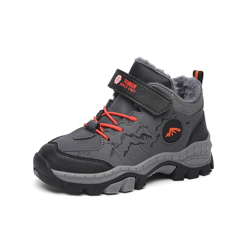 Geymxzik Kinder Wanderschuhe Warm Gefütterte Trekkingschuhe Jungen Mädchen Schneeschuhe Winterschuhe Wanderstiefel Outdoor rutschfest Sportschuhe 113 dunkelgrau EU 38 Geymxzik Kinder Wanderschuhe Warm Gefütterte Trekkingschuhe Jungen Mädchen Schneeschuhe Winterschuhe Wanderstiefel Outdoor rutschfest Sportschuhe 113 dunkelgrau EU 38 von Geymxzik