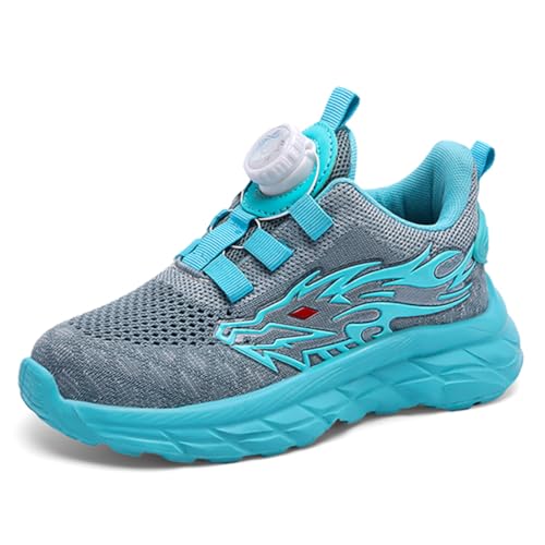 Geymxzik Kinderschuhe Jungen Sportschuhe Kinder Laufschuhe Mädchen Atmungsaktiv Outdoor Turnschuhe Freizeit Sneaker Leicht Hallenschuhe, 29EU von Geymxzik