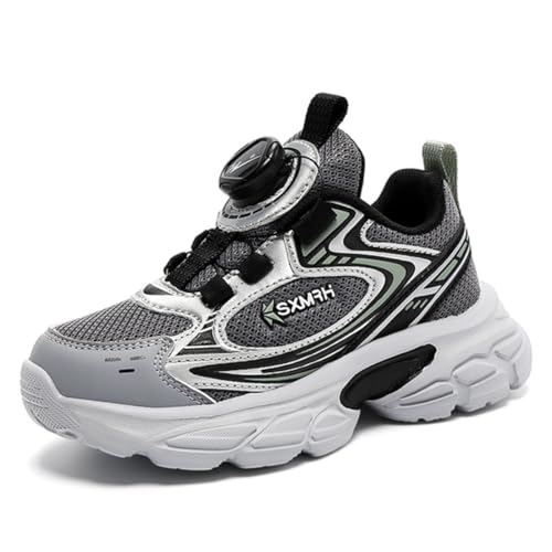 Geymxzik Kinderschuhe Jungen Sportschuhe Kinder Mädchen Laufschuhe Atmungsaktiv Outdoor Turnschuhe Freizeit Sneaker Leicht Hallenschuhe, 30EU von Geymxzik