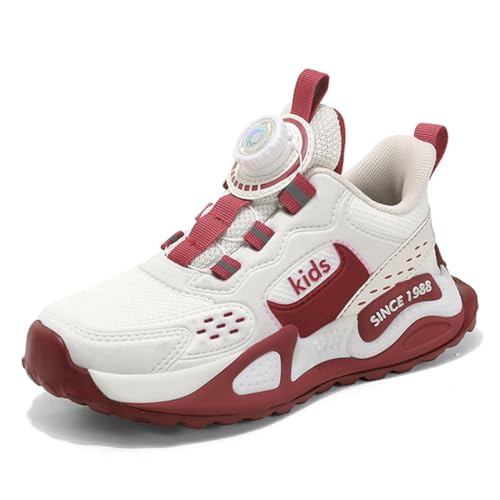 Geymxzik Kinderschuhe Jungen Sportschuhe Kinder Mädchen Laufschuhe Atmungsaktiv Outdoor Turnschuhe Freizeit Sneaker Leicht Hallenschuhe, 31EU von Geymxzik