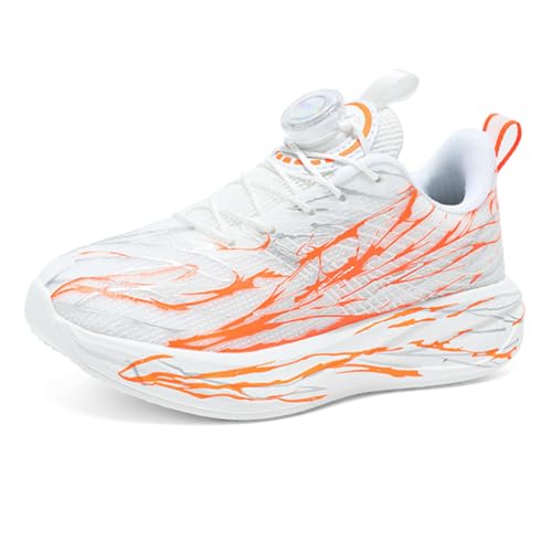 Geymxzik Kinderschuhe Jungen Sportschuhe Kinder Mädchen Laufschuhe Atmungsaktiv Outdoor Turnschuhe Freizeit Sneaker Leicht Hallenschuhe 32EU von Geymxzik