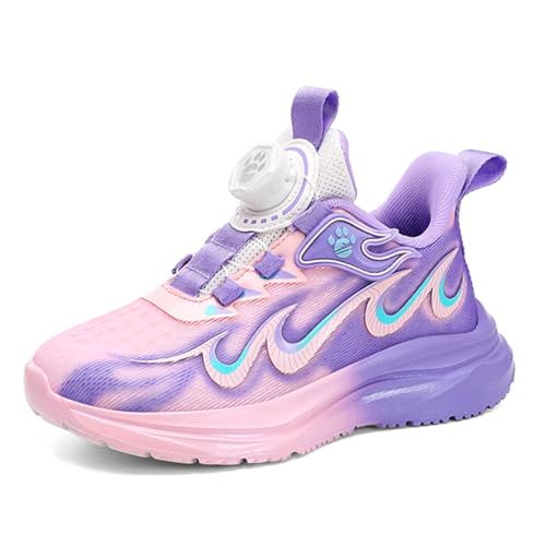 Geymxzik Kinderschuhe Jungen Sportschuhe Kinder Mädchen Laufschuhe Atmungsaktiv Outdoor Turnschuhe Freizeit Sneaker Leicht Hallenschuhe 32EU von Geymxzik