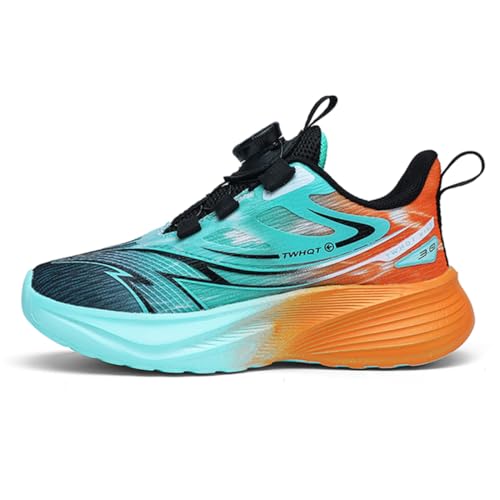 Geymxzik Kinderschuhe Jungen Sportschuhe Kinder Mädchen Laufschuhe Atmungsaktiv Outdoor Turnschuhe Freizeit Sneaker Leicht Hallenschuhe 32EU von Geymxzik