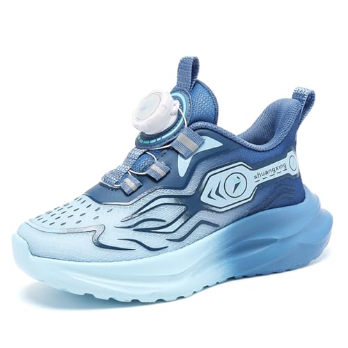 Geymxzik Kinderschuhe Jungen Sportschuhe Kinder Mädchen Laufschuhe Atmungsaktiv Outdoor Turnschuhe Freizeit Sneaker Leicht Hallenschuhe 33EU von Geymxzik