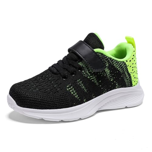 Geymxzik Laufschuhe Kinder Turnschuhe Jungen Mädchen Leicht Klettverschluss Sportschuhe Atmungsaktiv Mesh Sneakers Freizeit Schuhe, 39EU von Geymxzik