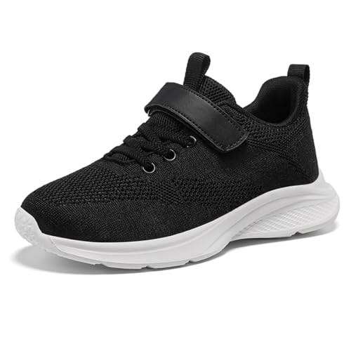Geymxzik Laufschuhe Kinder Turnschuhe Jungen Mädchen Leicht Klettverschluss Sportschuhe Atmungsaktiv Mesh Sneakers Freizeit Schuhe 28EU von Geymxzik