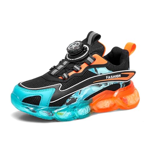 Geymxzik Laufschuhe Kinder Turnschuhe Jungen Schuhe Mädchen Leicht Sportschuhe Atmungsaktiv Mesh Sneakers Freizeit Schuhe, 28EU von Geymxzik