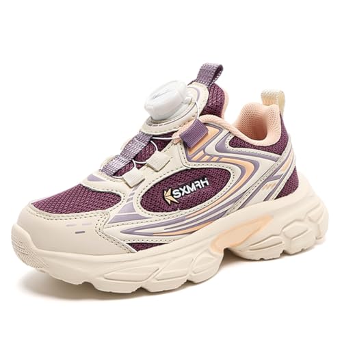 Geymxzik Laufschuhe Kinder Turnschuhe Jungen Schuhe Mädchen Leicht Sportschuhe Atmungsaktiv Mesh Sneakers Freizeit Schuhe, 33EU von Geymxzik