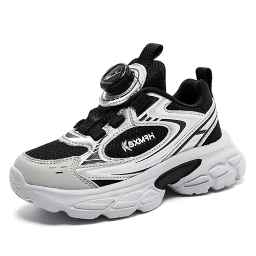 Geymxzik Laufschuhe Kinder Turnschuhe Jungen Schuhe Mädchen Leicht Sportschuhe Atmungsaktiv Mesh Sneakers Freizeit Schuhe, 37EU von Geymxzik